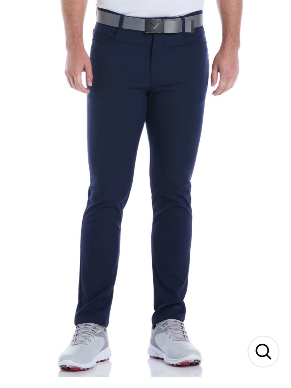 Callaway Sorona Opti Dri Stretch Golf Pants - Classic Straight Fit in Dark Blue